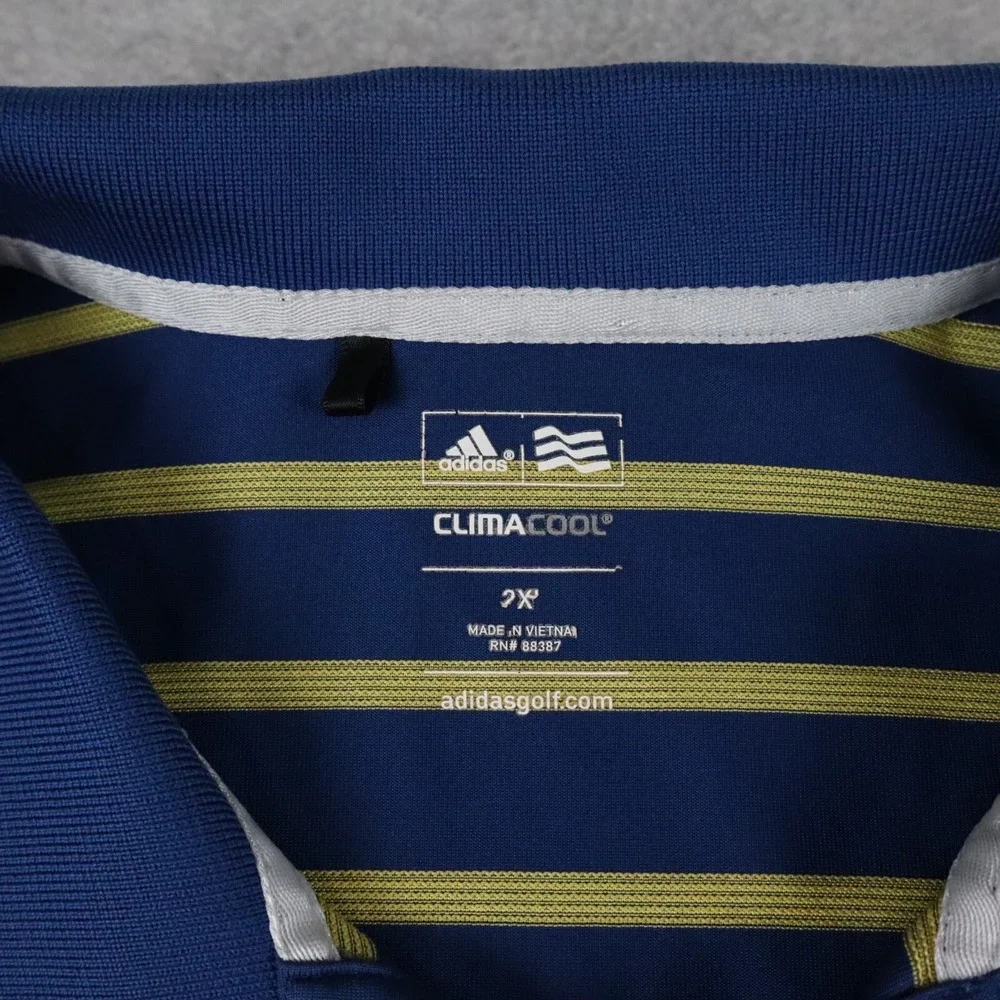 Adidas Golf Polo Shirt Mens 2XL XXL ClimaCool Short Sleeve Glenmaura‎ National